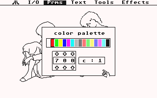 Masterpaint atari screenshot